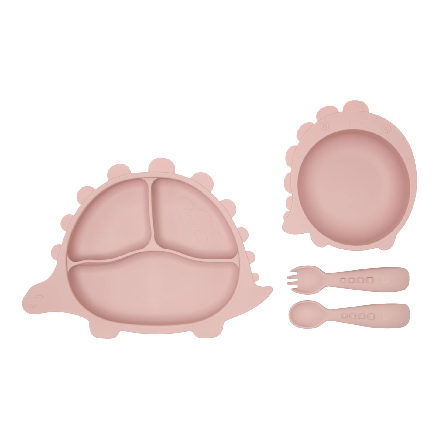 Dino serviesset licht roze - Lilo Favorites