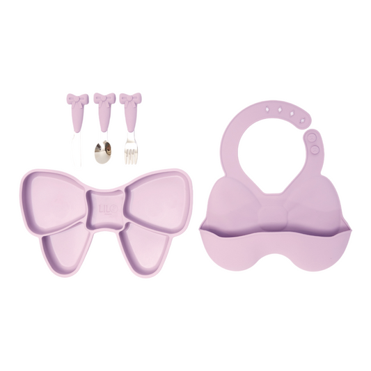 Complete strik serviesset paars - Lilo Favorites