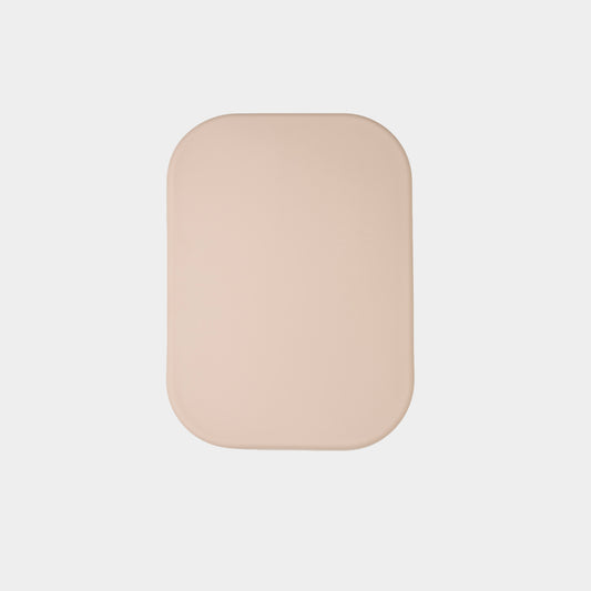 Beige Siliconen Lunchbox met Vakjes