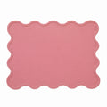 Wave placemat donker roze