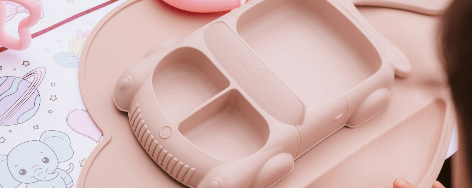 Auto Kinder Serviessets – Antislip & BPA-vrij siliconen