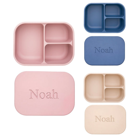 Siliconen lunchbox met naam