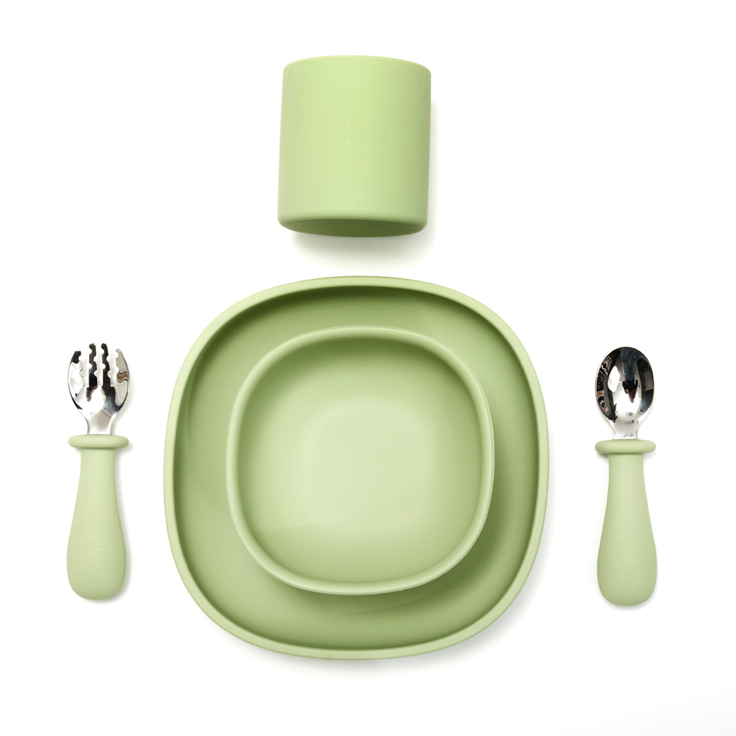 Lilo basic tableware set green
