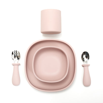 Lilo basic tableware set light pink