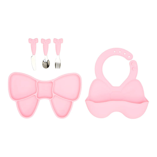 Strik serviesset pink