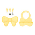 Bow tableware set yellow