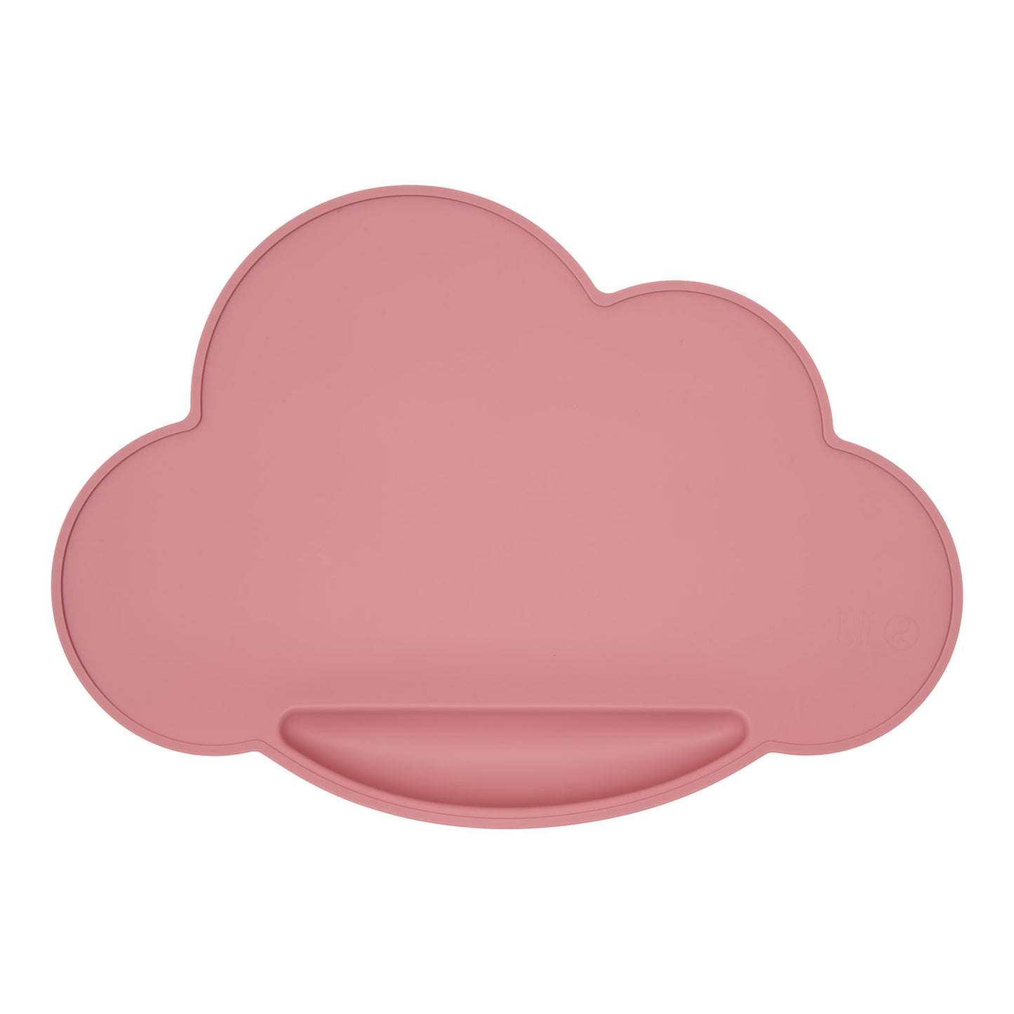 Wolken placemat donker roze