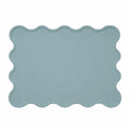 Wave placemat blauw
