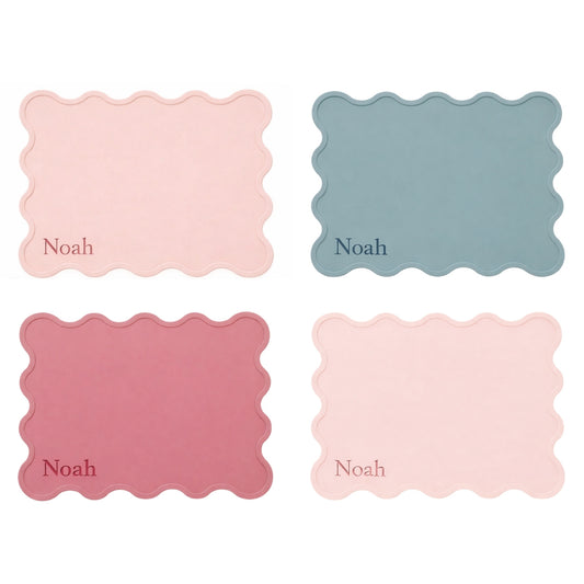 Wave placemat met naam