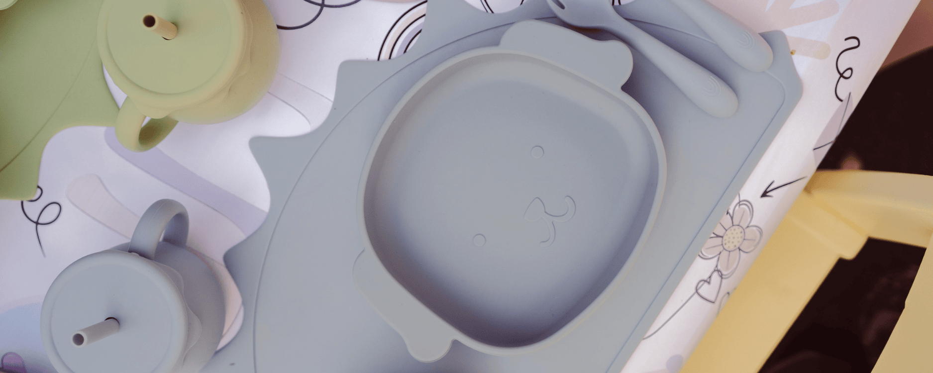 Hond Serviessets voor kinderen - BPA-vrij & vaatwasserbestendig