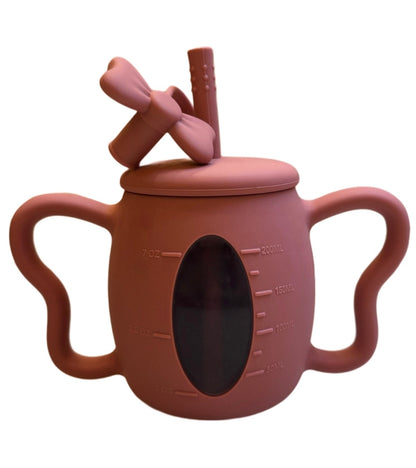 Complete strik serviesset donker roze - Lilo Favorites