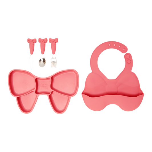 Complete strik serviesset framboos - Lilo Favorites