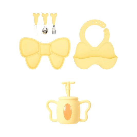 Complete strik serviesset geel - Lilo Favorites