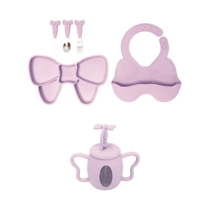 Complete strik serviesset paars - Lilo Favorites