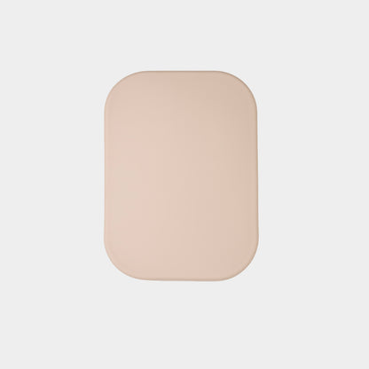 Beige Siliconen Lunchbox met Vakjes