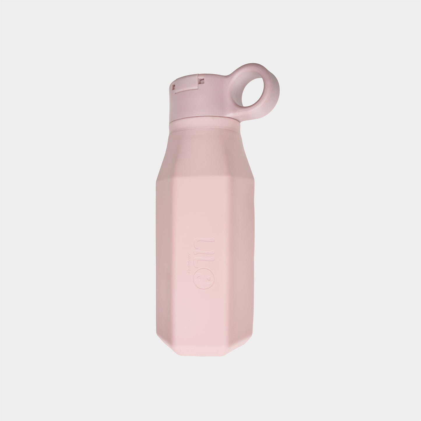Pink Silicone Drinking Bottle